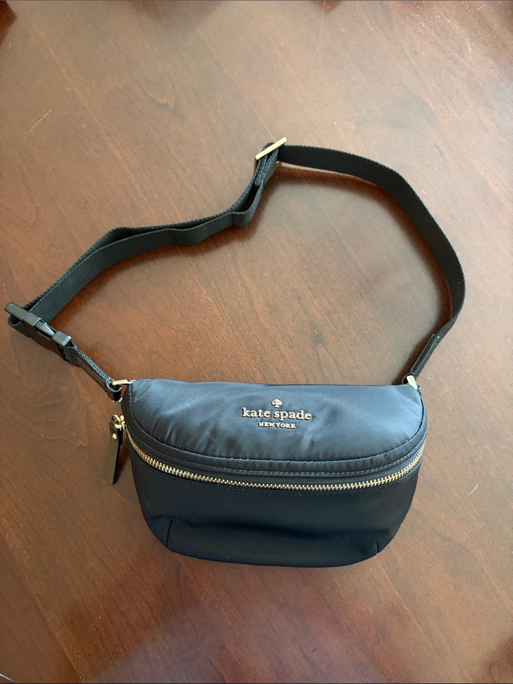 kate spade New York Black Nylon Belt Bag